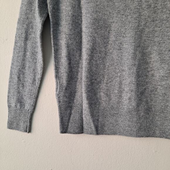 NWT Quince 100% Mongolian Cashmere Cardigan Sweater Heather Grey Womens Size XS - Picture 7 of 12